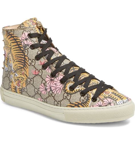 https://www.nordstrom.com/s/gucci-major-tiger-high-top-sneaker-women/4480214|Women's Gucci Shoes .